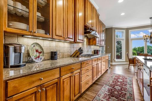 Need storage? Custom built-ins throughout the home.