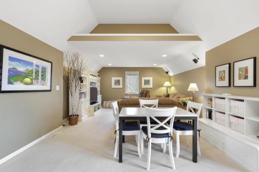 This space can also serve as a large multi-child bedroom/play area.