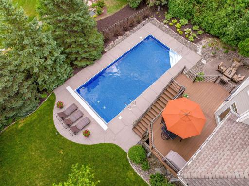 Multiple outdoor spaces. Pool, deck, side yard, patio and don't forget the 3 season porch!