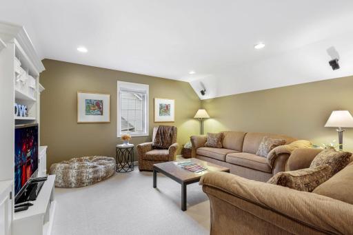 Late night movie room? Wind down and relax.