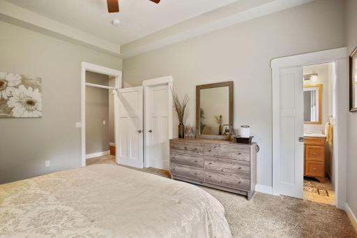 2nd main floor bedroom with private bathroom.