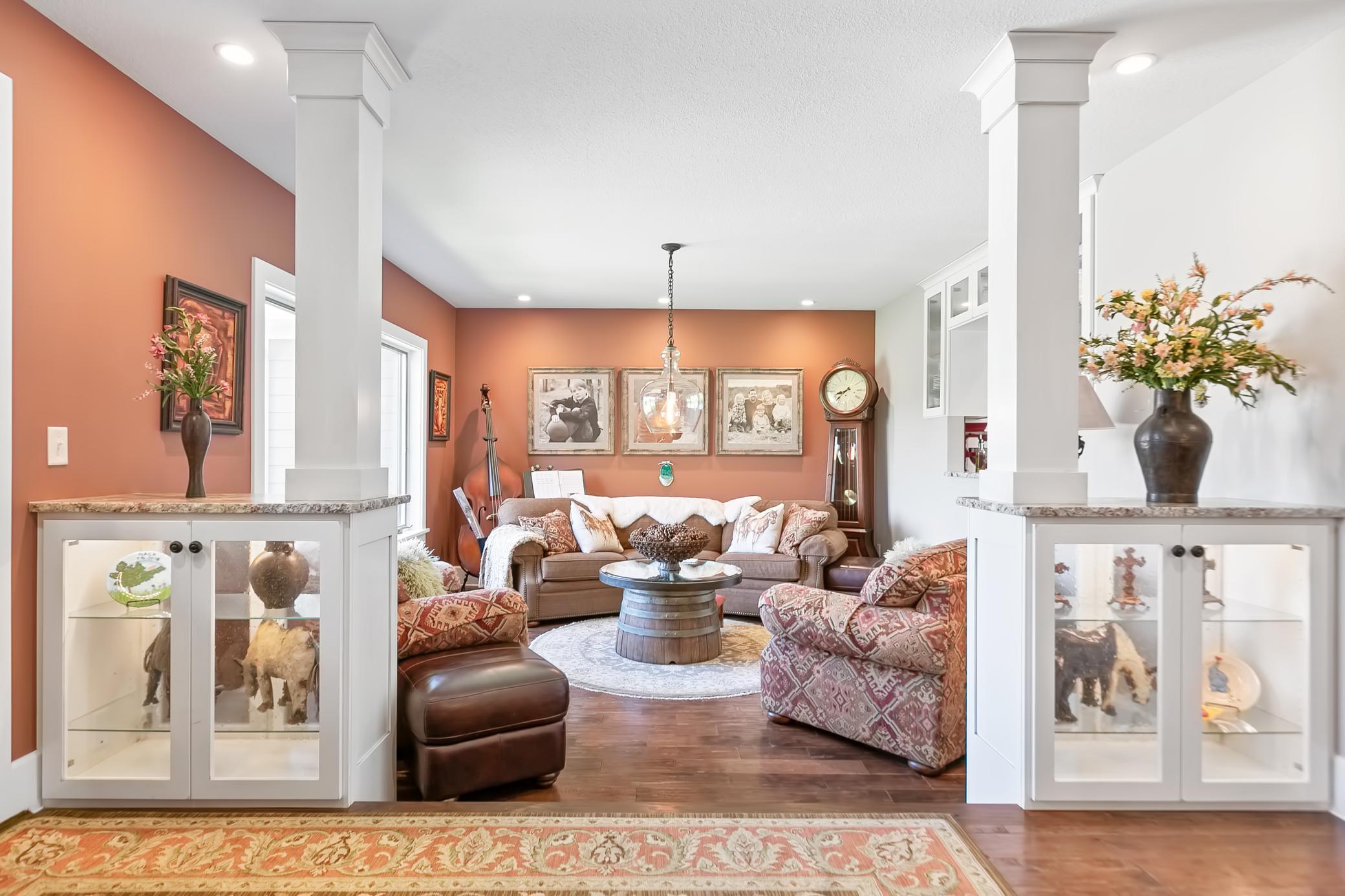 Upon entering the home, you will enjoy a living room, which could be a formal dining room if so desired.