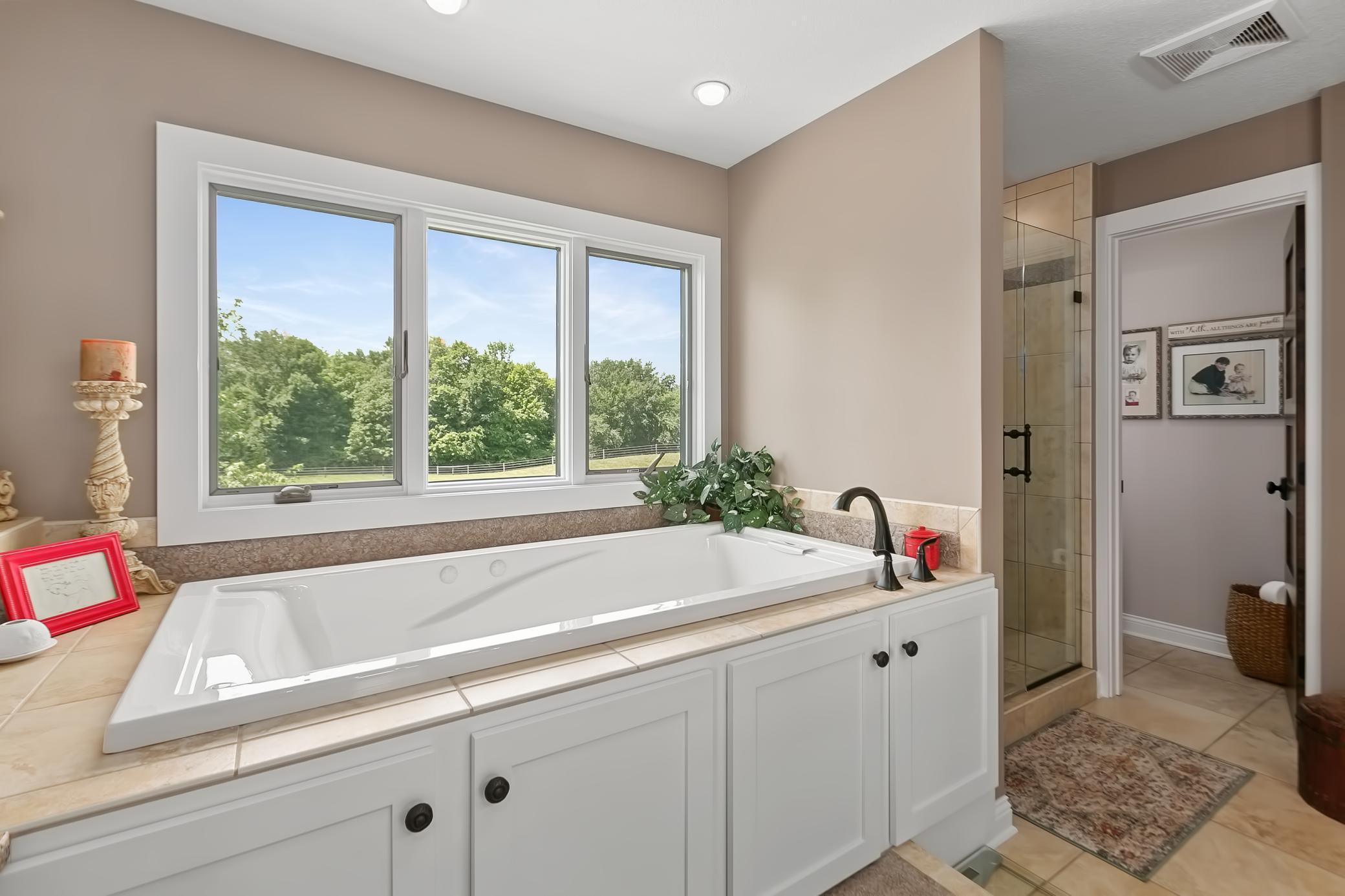 Views from the private soaking tub are incredible.