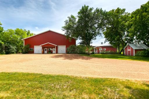 Current owner did a huge addition to the previous barn by adding a shop, riding arenas and expanded the barn.