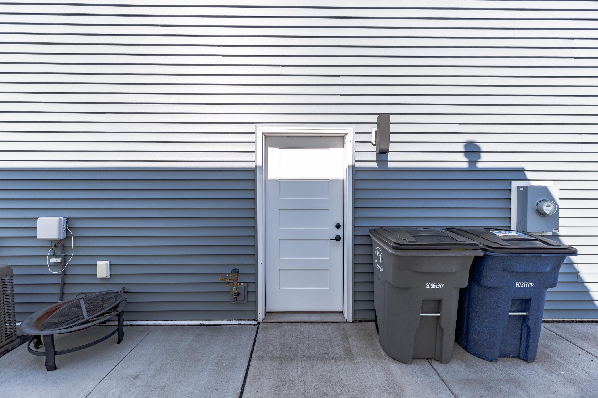 Side access to garage