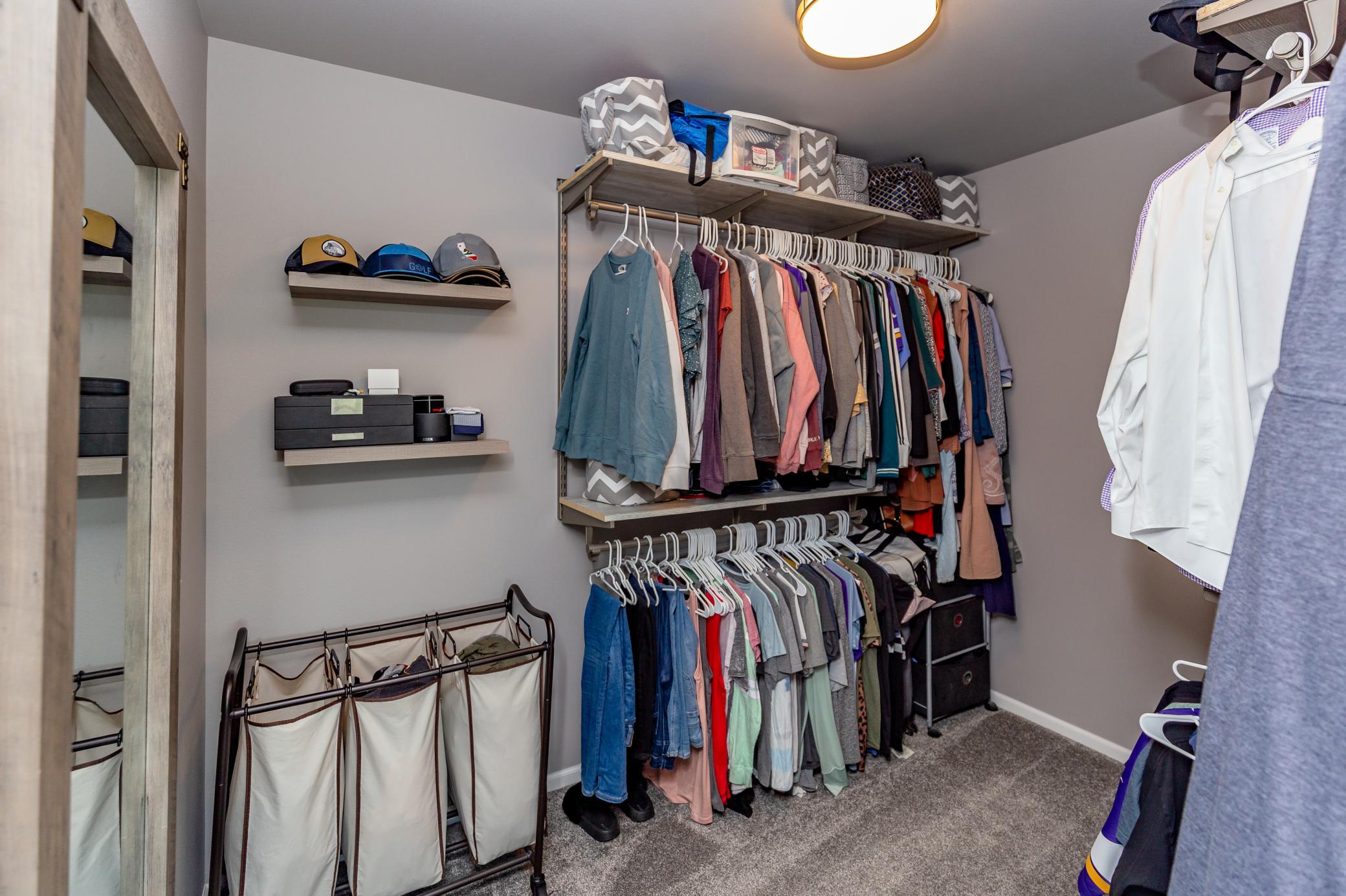 Large walk in closet