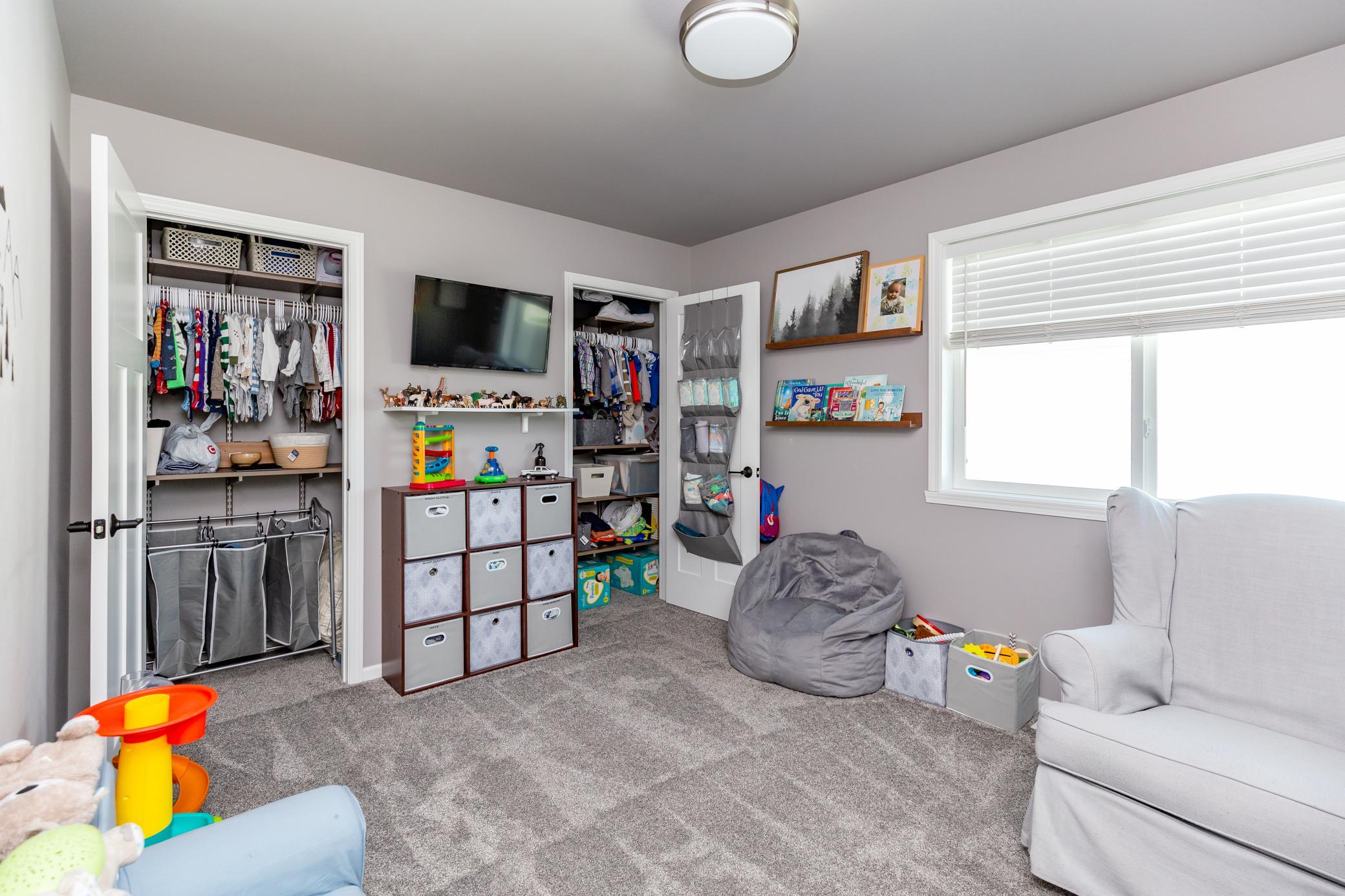 Bedroom 2 - double closets