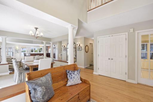 Upon entering you immediately see unobstructed views of Spring Park Bay.