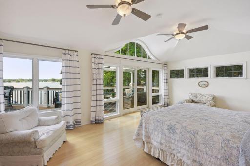 The lakeside wall of windows will greet you every morning and the sound of water will lull you to sleep come Spring, Summer and Fall.