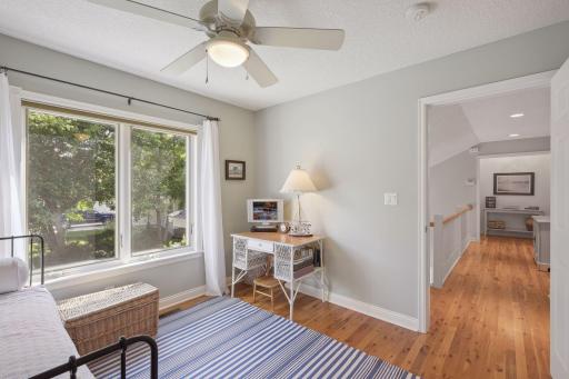 The 3rd bedroom is located a short walk from the Master and 2nd bedroom.