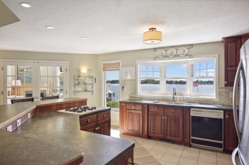 There's plenty of counter/prep space to explore your culinary side.
