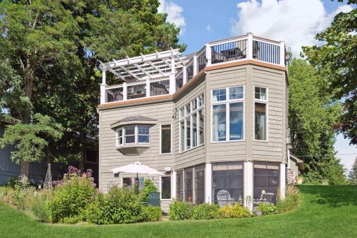 You may just recognize this home or have heard Taps, at sunset, from this lakeside deck.