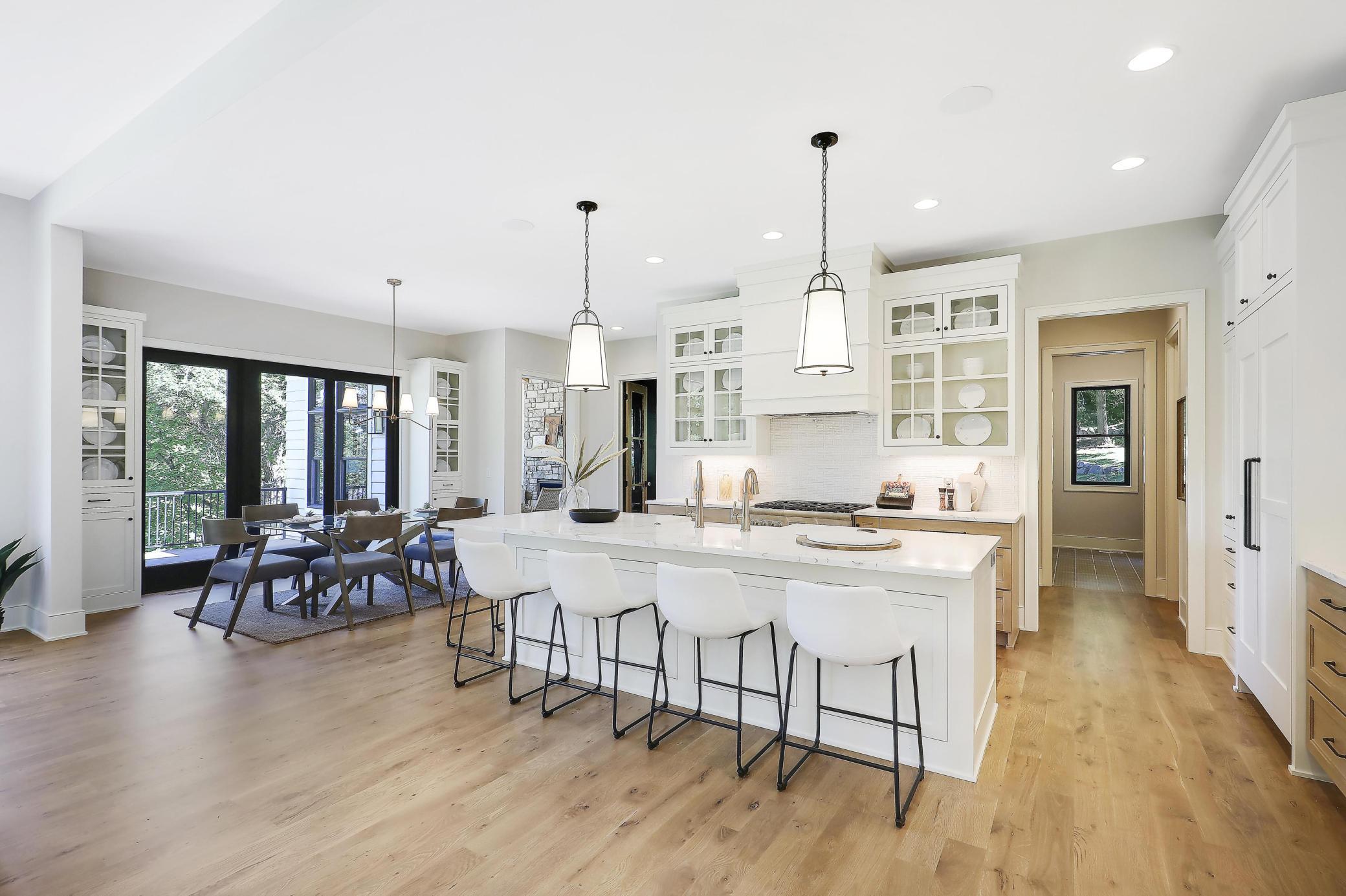 Custom Designed Cabinets Through-out