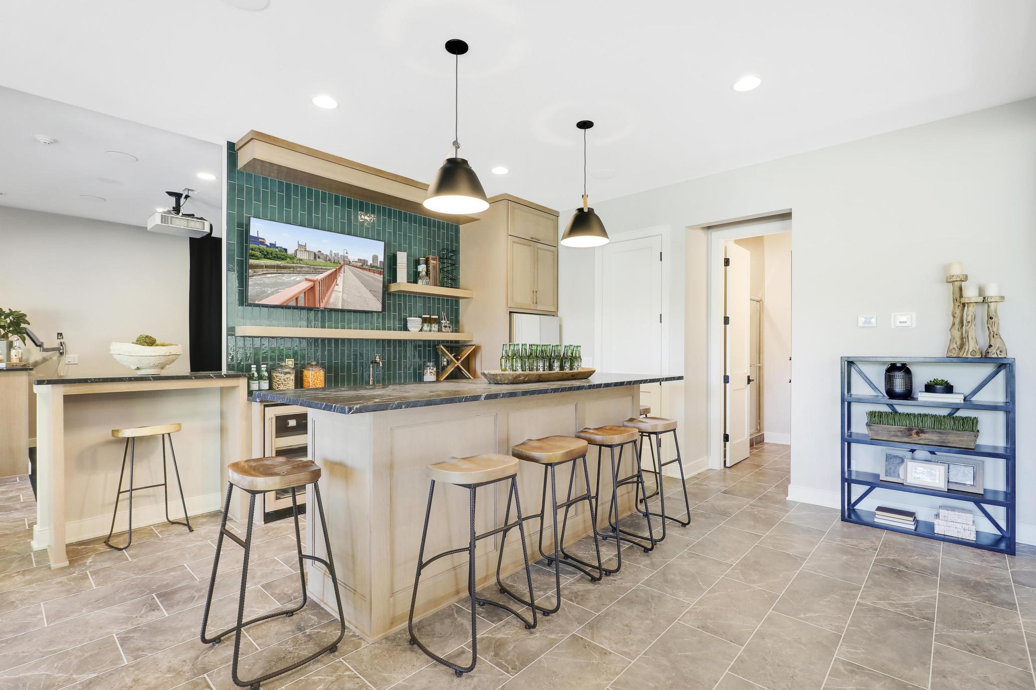 Bar TV Included - Optional Wine Cellar