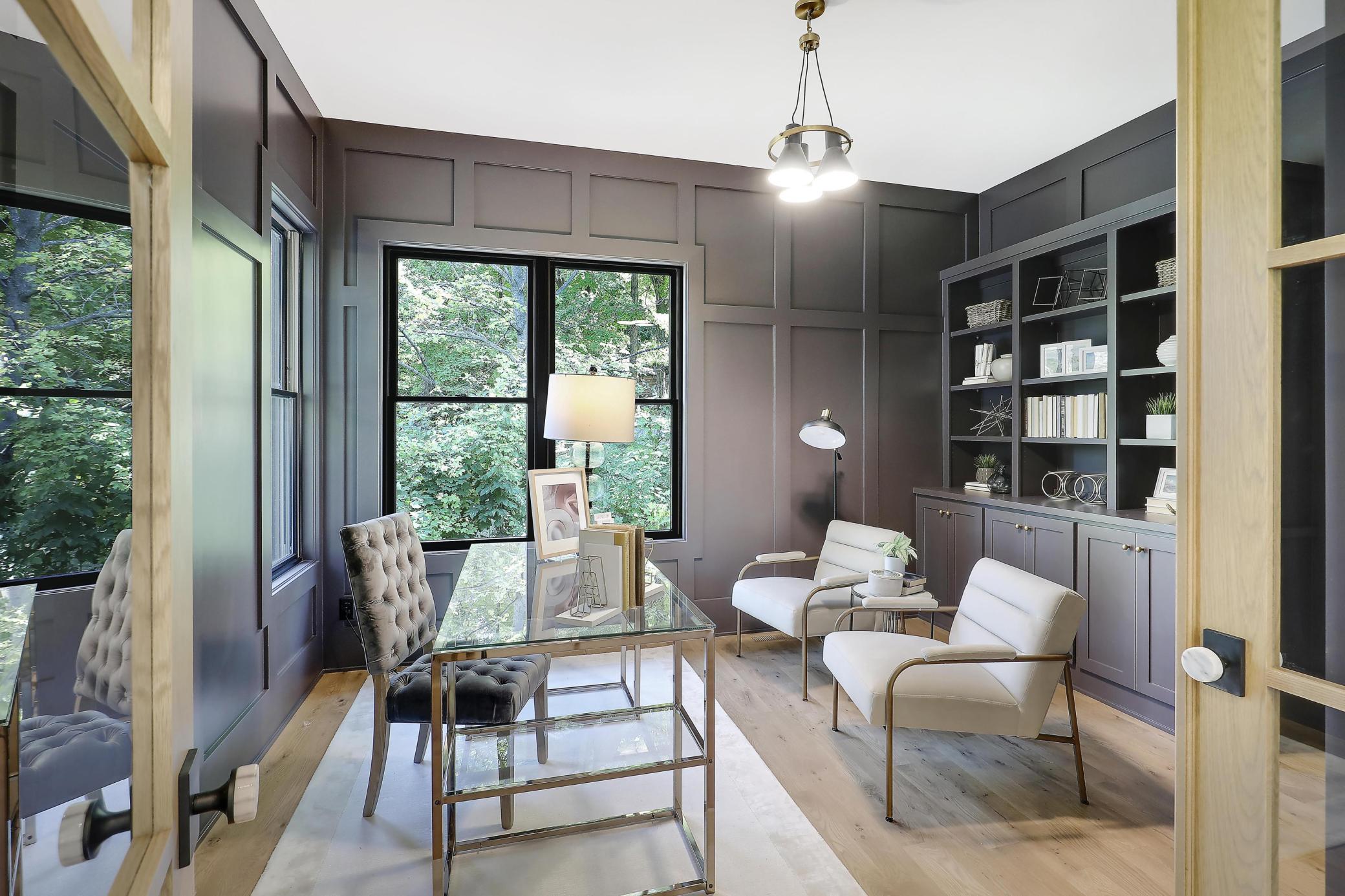 Office/Study With Panel Wall Details