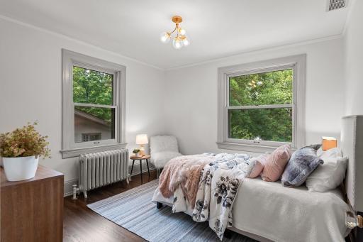 Upper level bedroom #4 offers a great lake view too!