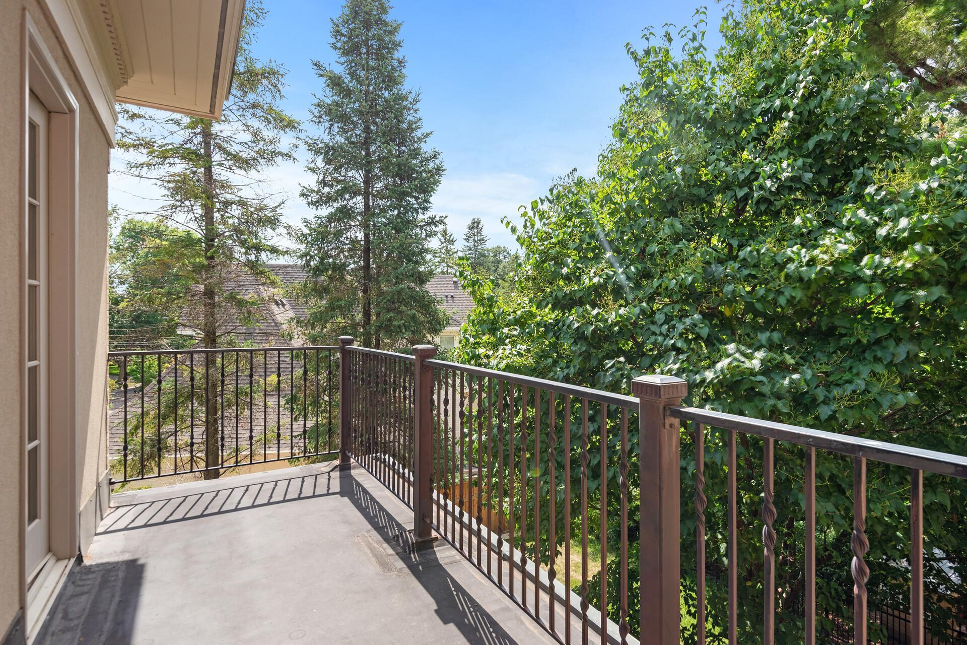 View from the private balcony.