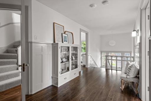 Beautiful built-ins in the hallway too - No shortage on storage in this home!
