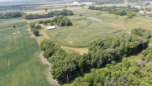 Buildings have been removed from the property