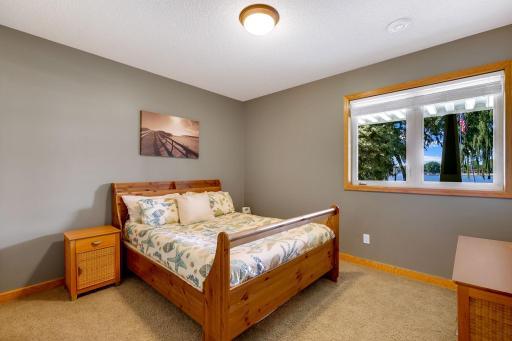 Lower level 5th Bedroom includes a large walk-in closet