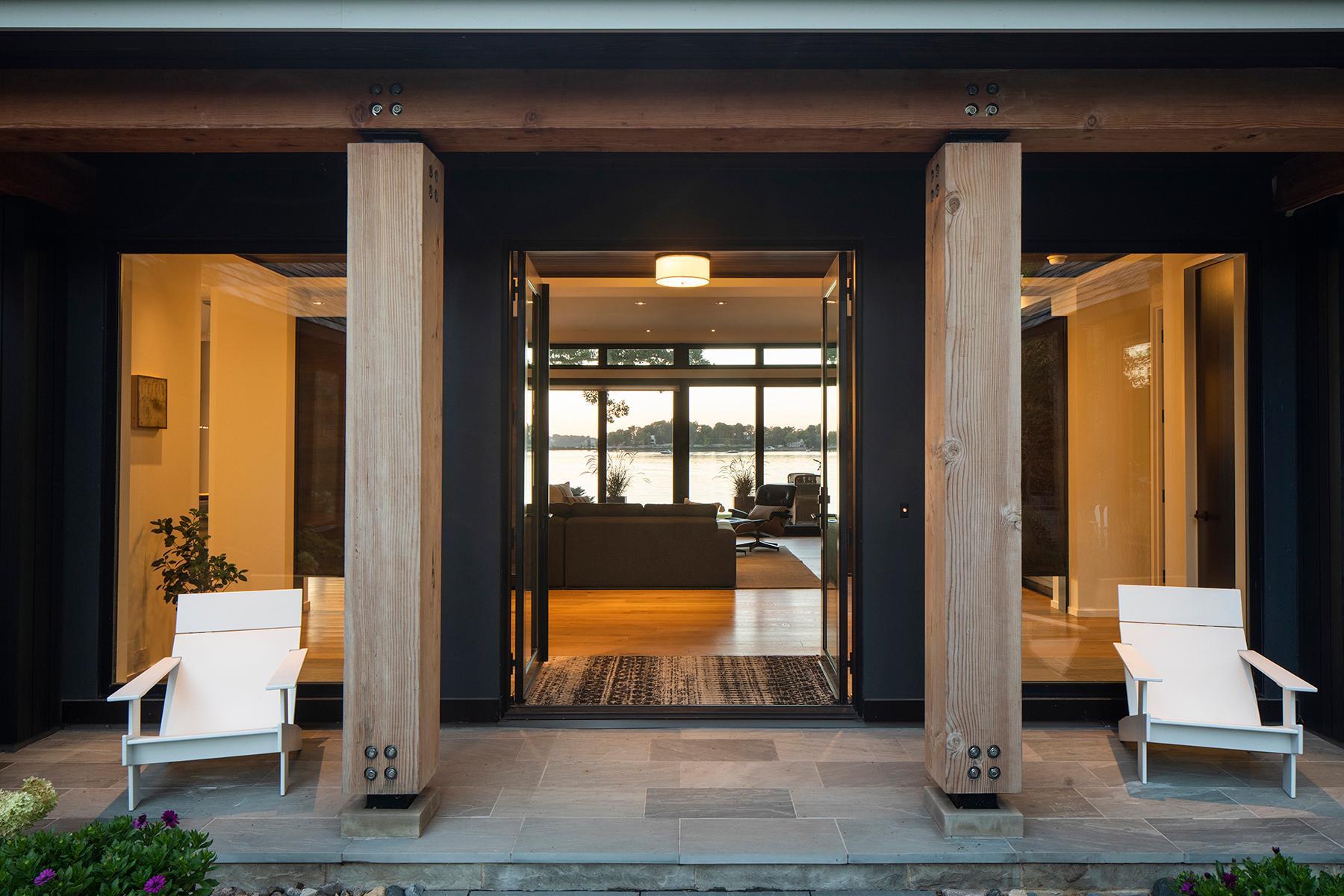 Spectacular entrance with Lake Minnetonka Views