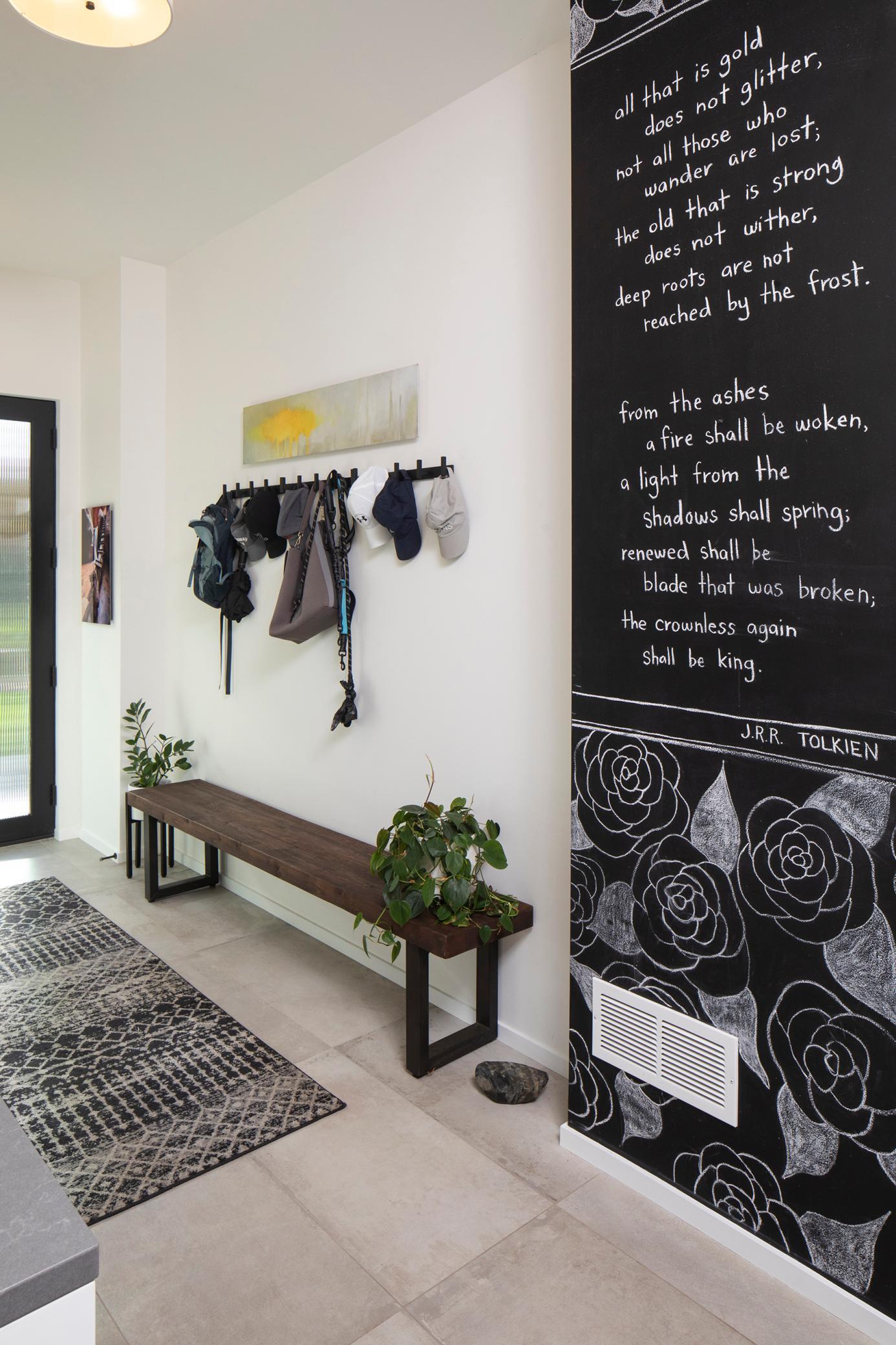 Back hallway/service entrance