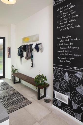Back hallway/service entrance