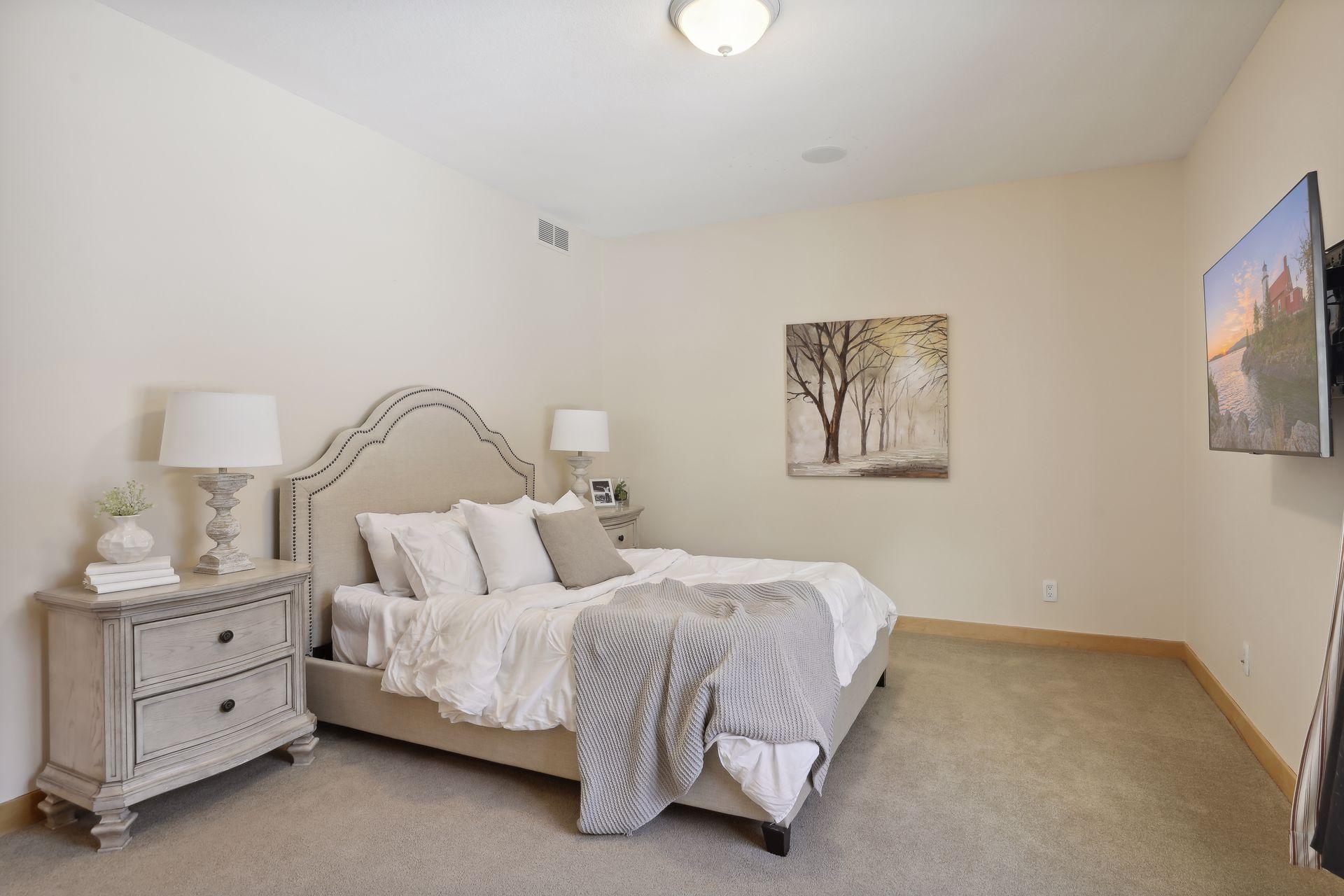 The second main level bedroom.