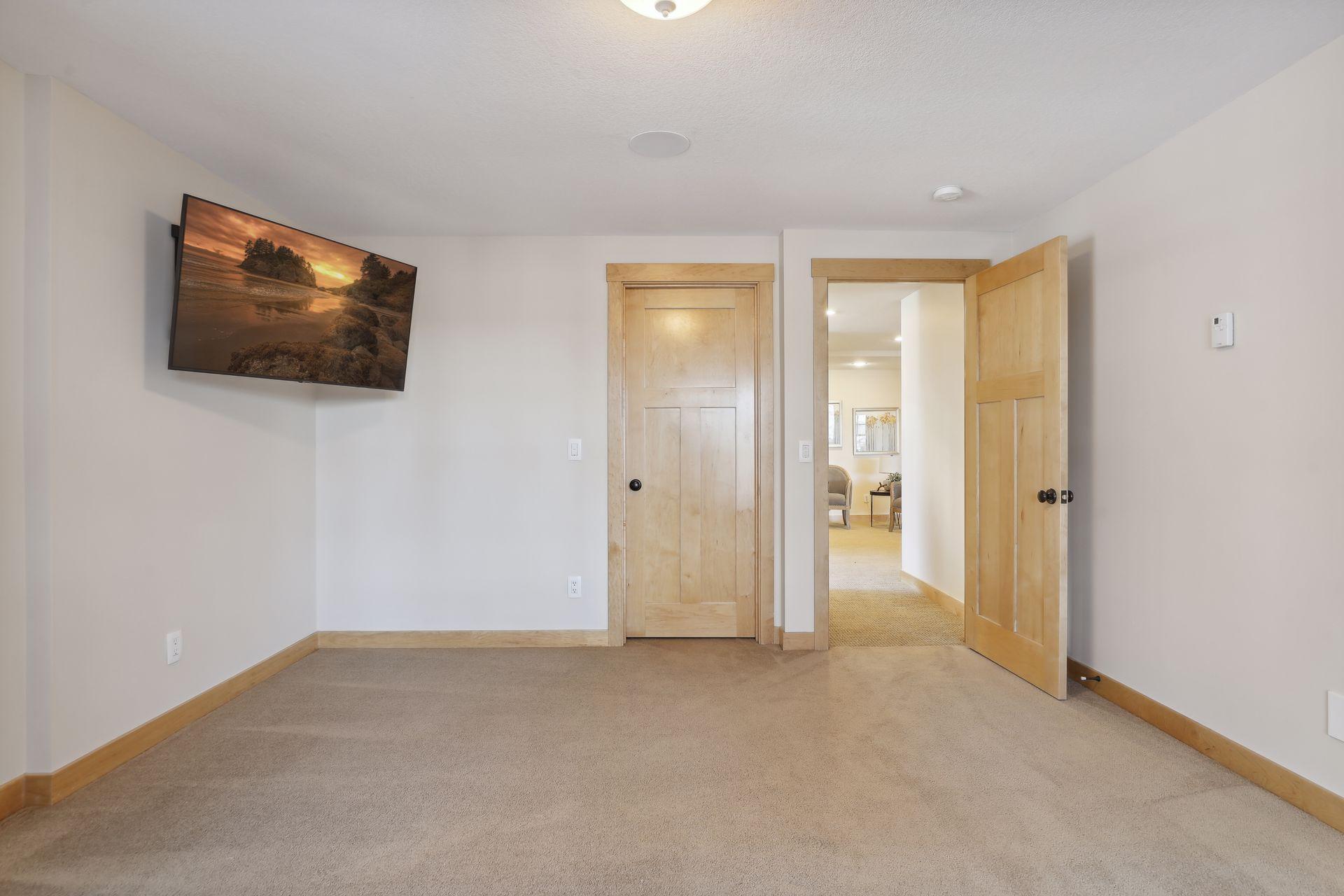 Bedroom 3 in the walkout level