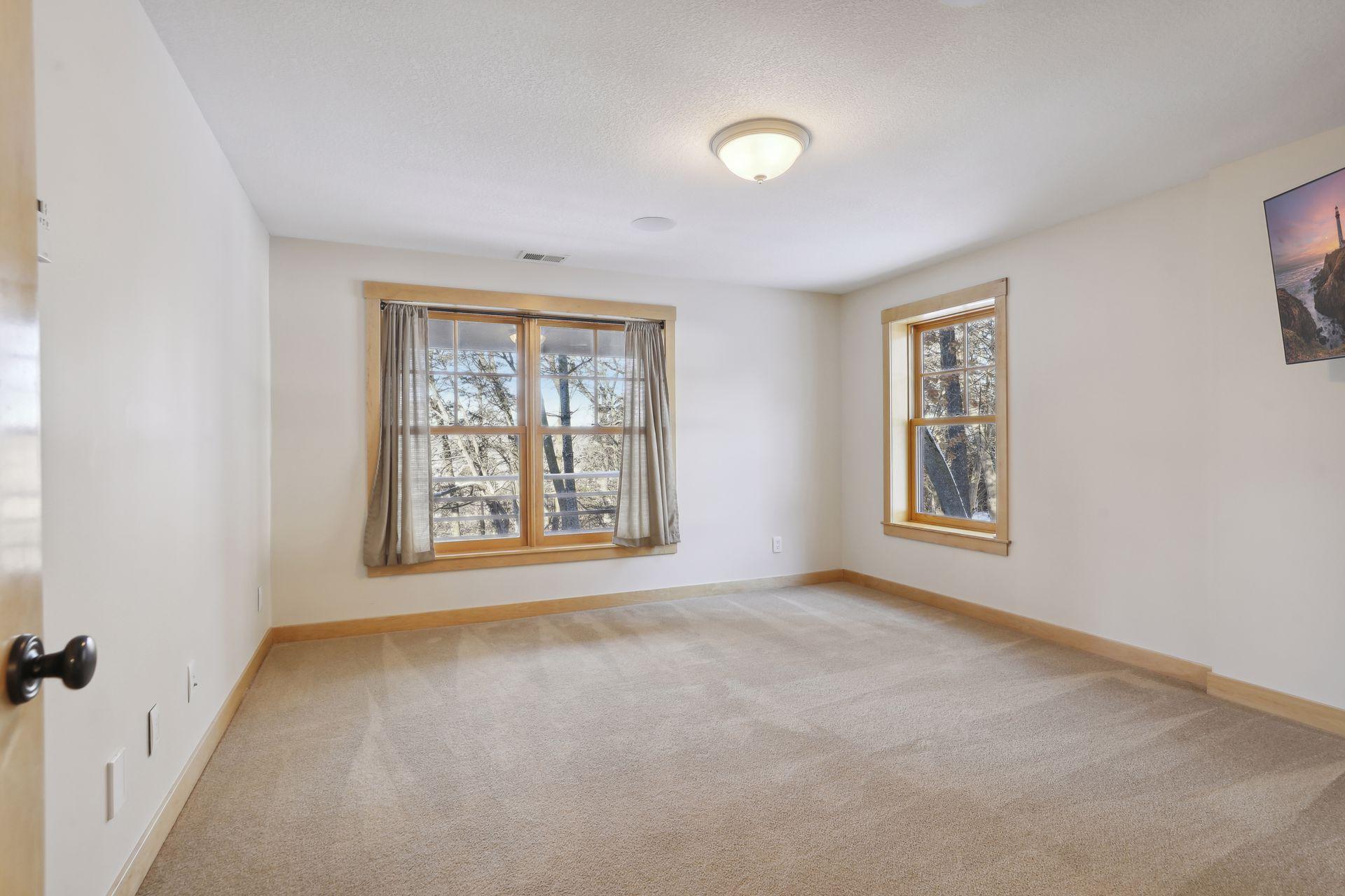 Bedroom 3 in the walkout level