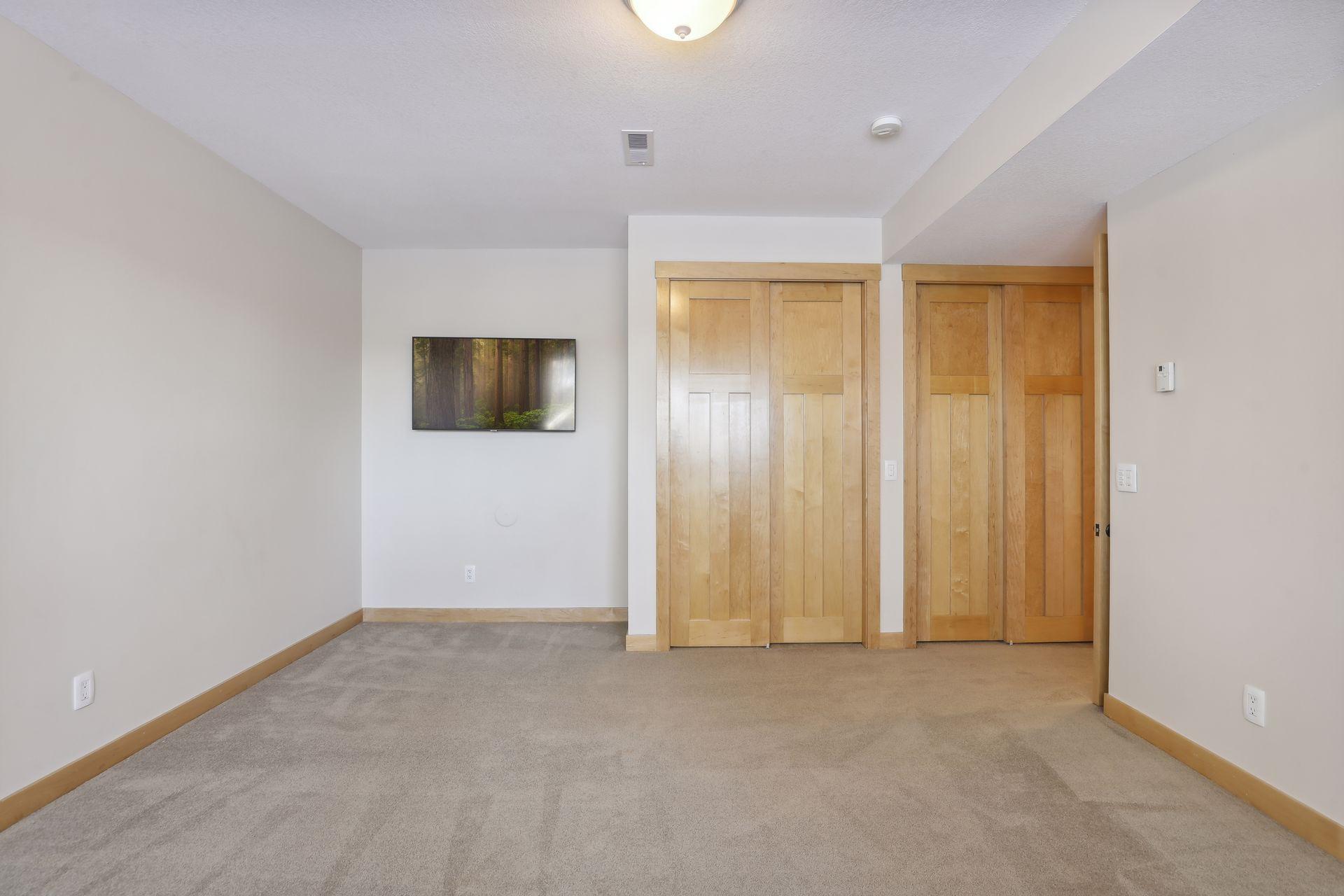 Bedroom 4 in the walkout level