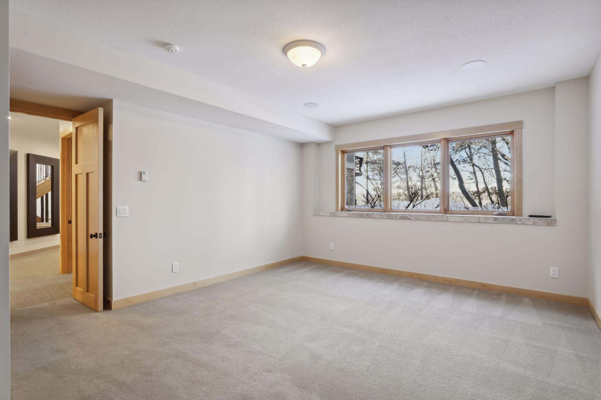 Bedroom 4 in the walkout level