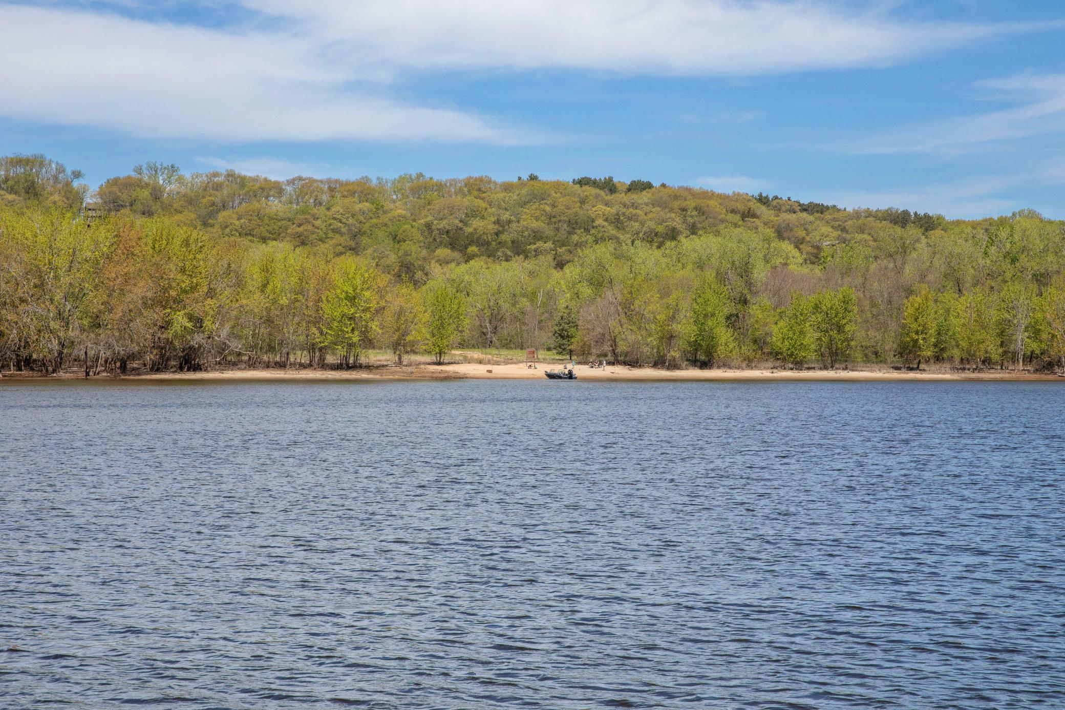 Open water season will be here in no time! Enjoy the sandy beach across the delta.
