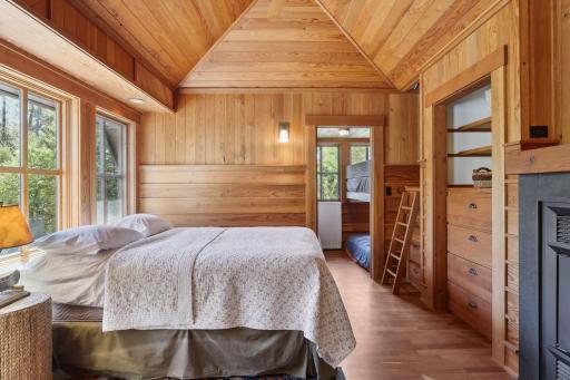 Suite 4, Ladder leads to shared bunk room