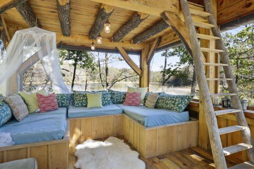 Bunk house with loft above