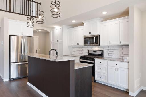 Picture is from a similar model home.