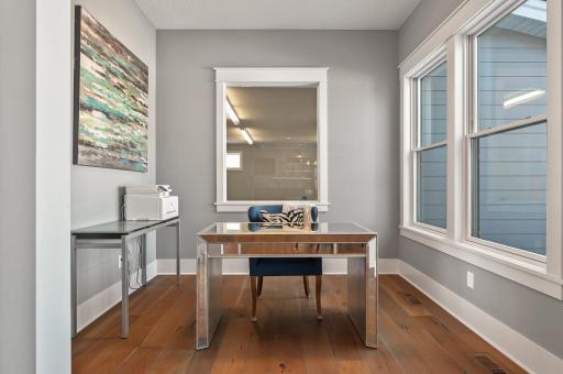 Secondary office/flex space on main level