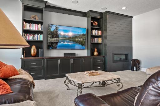 More custom built ins to display your favorite books and decor