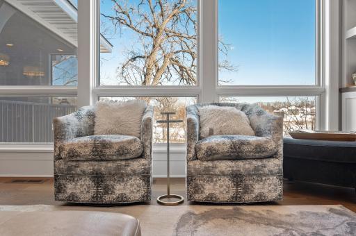 The expansive windows bring in an unbelievable amount of natural lighting