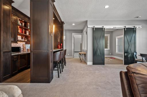 Sit up to your own bar & enjoy your favorite drink