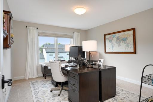Fourth bedroom currently used as office and includes 3/4 ensuite bathroom