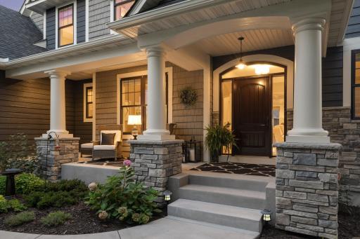 Enjoy morning coffee or evening Happy Hour on your neighbor friendly front porch!