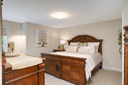 Bedroom with adjoining Jack and Jill bath and walk-in closet