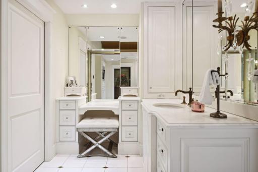Built-In Vanity and Storage