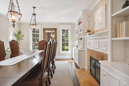 Dining Room with Fireplace