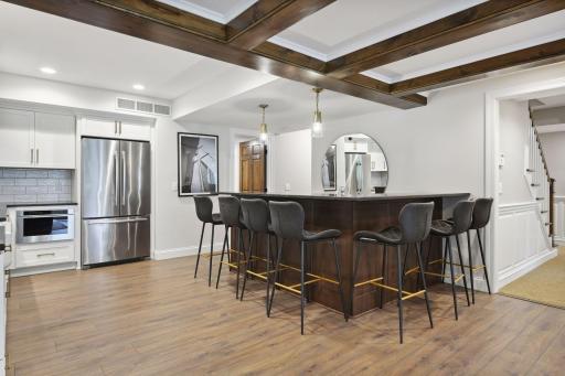 New Bar with Seating for Seven