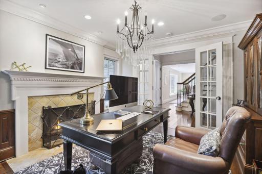 Recessed Lighting and Custom Chandelier