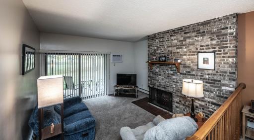 Cozy & inviting sunken living room (only 2 steps)!