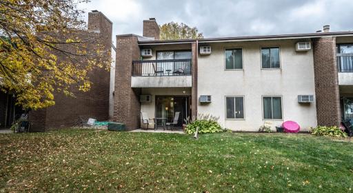 View of the walk-out patio