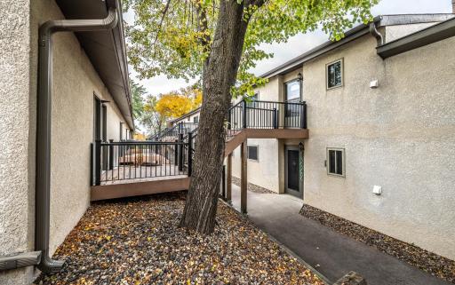 Home is the lower unit condo.